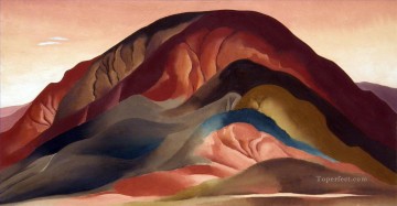 ジョージア・オキーフ Painting - ラスト・レッド・ヒルズ 1930 ジョージア・オキーフ アメリカのモダニズム 精密主義